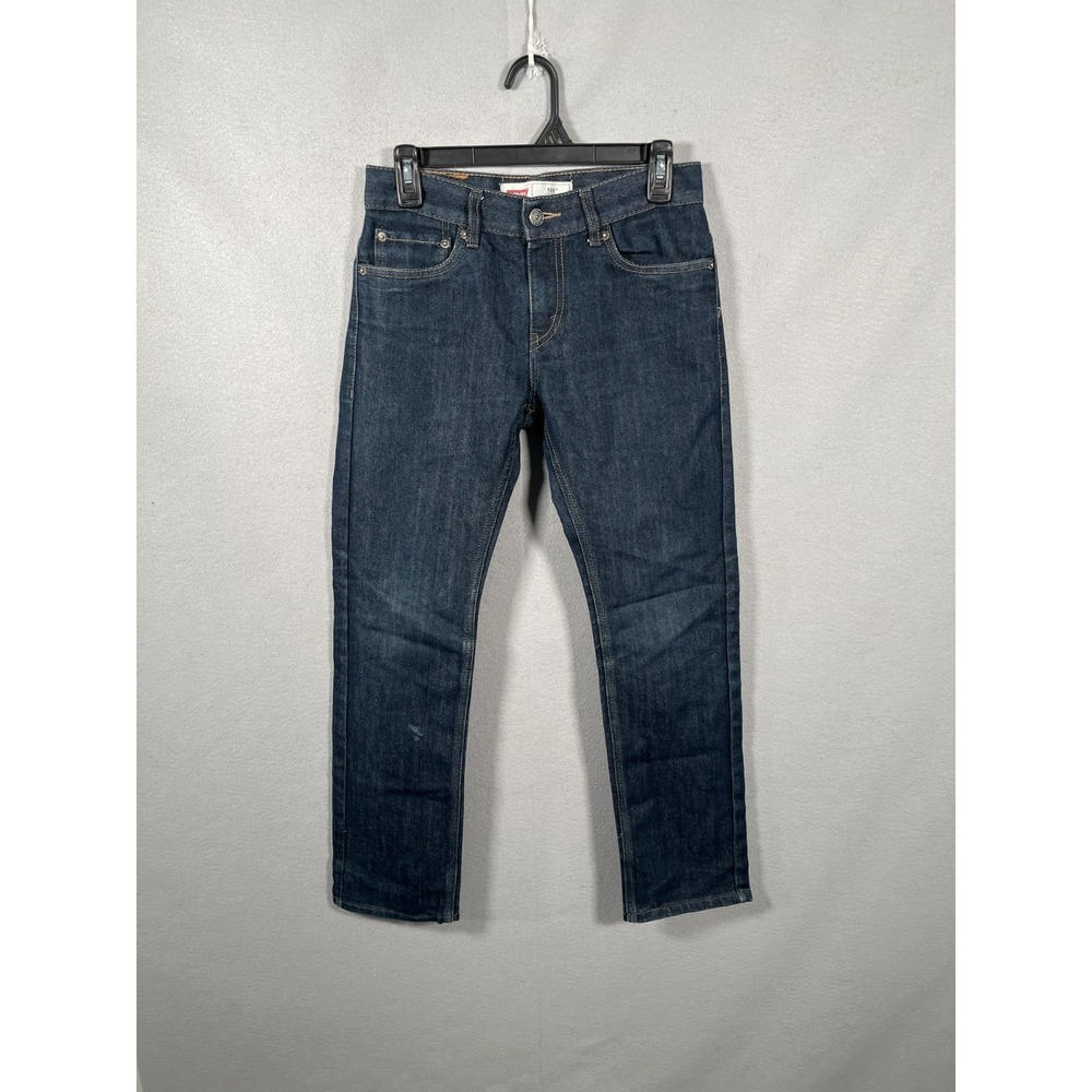 Levi's‎ 511 Jeans Boys 14 27x27 Blue Denim Dark Wash Slim Straight Leg Outdoor
